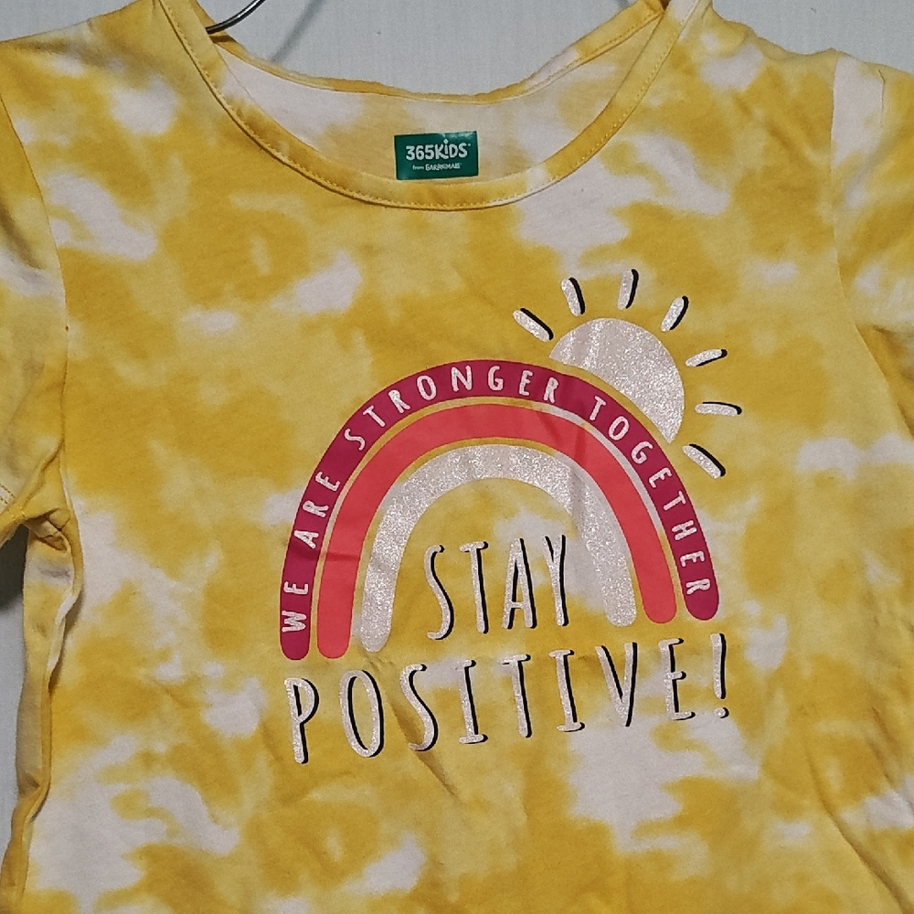 Garanimals Yellow Tie-Dye Stay Positive Tee